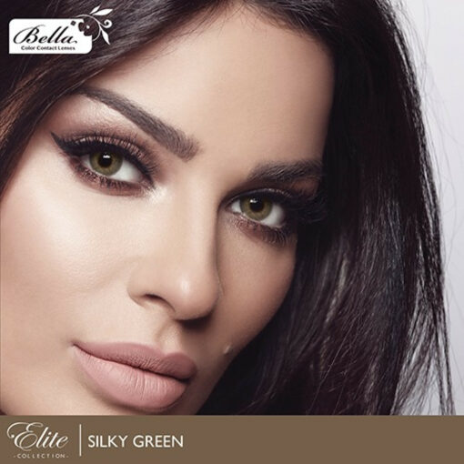 Bella Elite Silky Green contact lenses