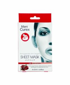 قناع الوجه بالرمان 3 أقنعة Mani Curex Mask