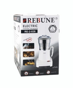 مطحنة قهوة كهربائية ريبون 300 واط RE-2-028 أبيض/فضي