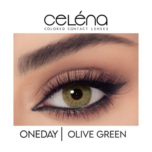 Celena Daily Contact Lenses OLIVE GREEN