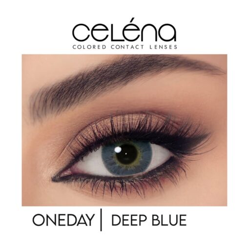 Celena daily contact lenses DEEP BLUE