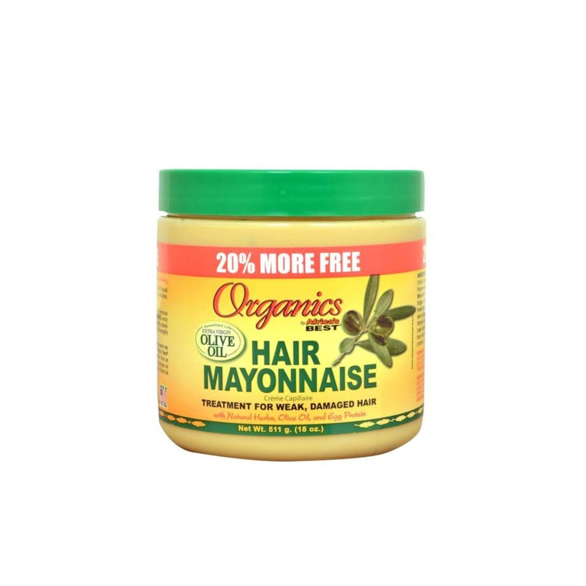 Organics Hair Mayonnaise Mask 511 g - Protecting hair from damage and loss  - يوشوب Ushop