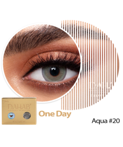 Dahab daily color contact lenses AQUA #20