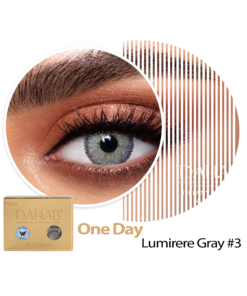 Dahab daily contact lenses in the color LUMIRERE GRAY #3