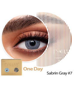 Daily Dahab contact lenses in the color SABRIN GRAY #7