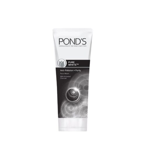 Pond's Pure White Anti-Pollution Activated Charcoal Face Wash 100 gm