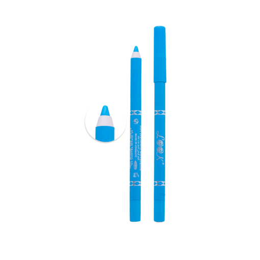 قلم كحل شمعي ضد الماء ازرق فاتح من لوك 1214