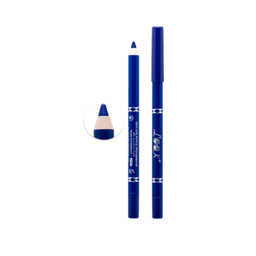 قلم كحل شمعي ضد الماء ازرق من لوك 1211