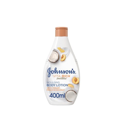 JOHNSON’S, Vita-Rich Body Lotion, Milk, Peach & Coconut 400 ml