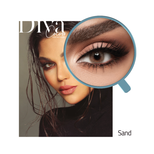 Diva contact lenses color Sand