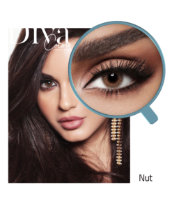 Diva contact lenses Nut color