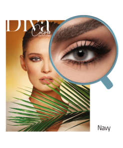 Diva contact lenses Navy color