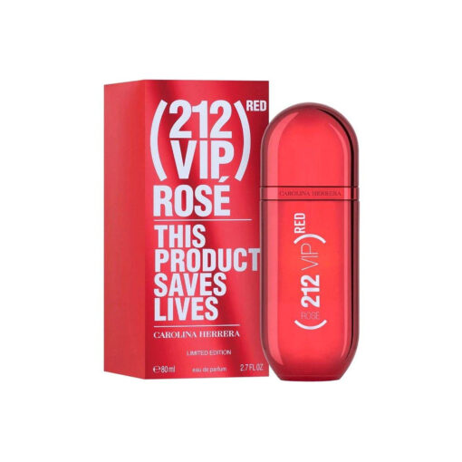 Carolina Herrera 212 VIP Rose Red Eau de Parfum for Women, 80 ml