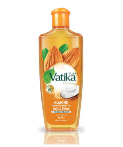 Vatika Almond Hair Oil for Soft & Shiny Hair, 300 ml