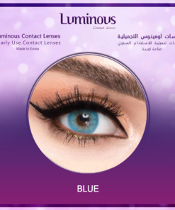 Luminous contact lenses Blue