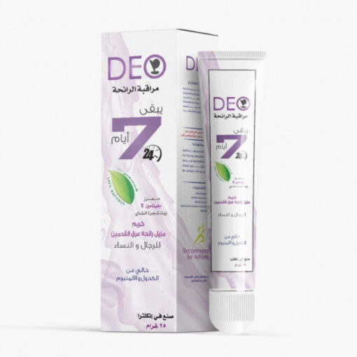 DEO Odor Control Foot Deodorant Cream for Men and Women, 25g