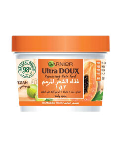Garnier Ultra Doux Repairing Papaya 3-In-1 Hair Food, 390ml