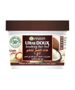 Garnier Ultra Doux Smoothing Coconut 3-In-1 Hair Food, 390ml