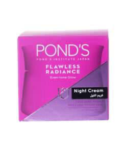 POND'S Flawless Radiance Night Cream with Niacinamide Eventone Glow Fades Dark Spots and Blemishes, 50g