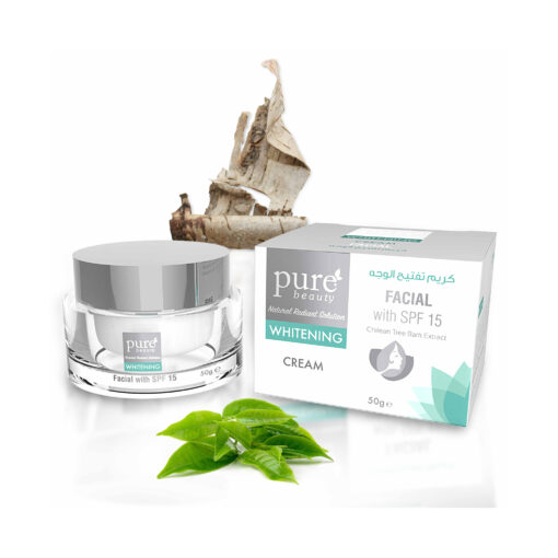 Pure Beauty Whitening Facial Cream with SPF 15, 50g