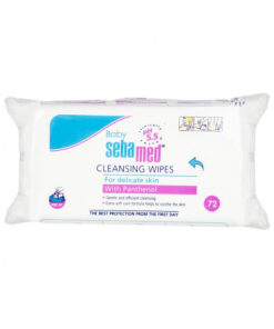 Baby Sebamed Cleansing Wipes for Delicate Skin with Panthenol, 72 Wipes