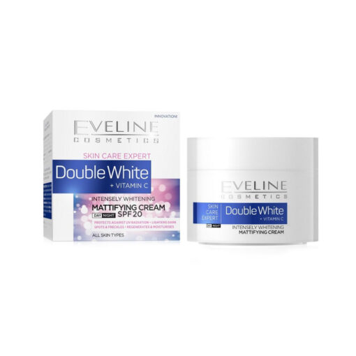 Eveline Skin Care Expert Double White Day and Night Cream, 50ml