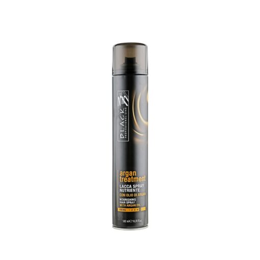 Black Professional Line Hair spray with argan Treatment 500 ml