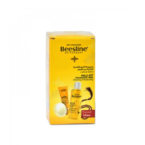 Beesline Hajj and Umrah Kit fragrance free for cleaning and moisturizing 4 pieces