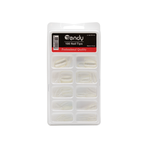 Trendy Nail Kit 100 Pieces TR-12C Clear