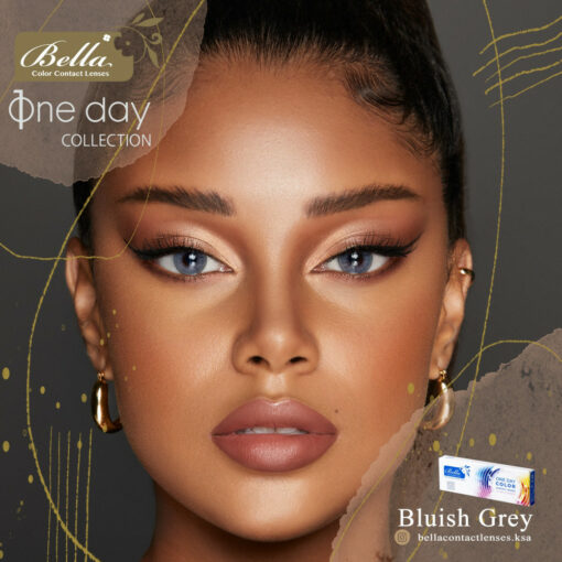Bella One Day Bluish Gray contact lenses