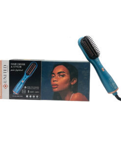 يونايتد بروفيشنال مشط مصفف الشعر الكهربائي لون ازرق NU-K302