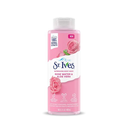 St.Ives Refreshing Body Wash With Rose Water And Aloe Vera 473 ml