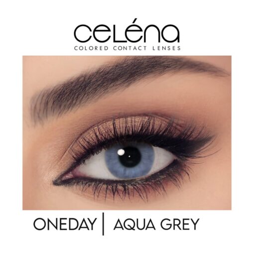 Celéna daily contact lenses AQUA GRAY