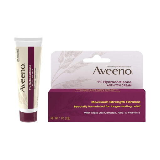 Aveeno 1% Hydrocortisone Anti-Itch Cream, 28g