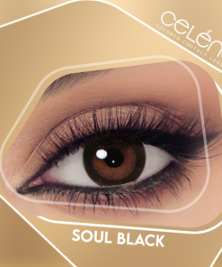 Celena Define Soul Black contact lenses