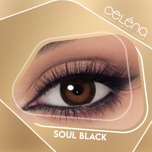 Celena Define Soul Black contact lenses