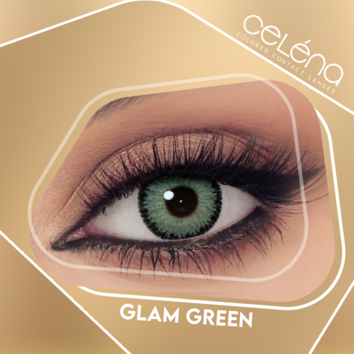 Celena Shaded Glam Green Contact Lenses