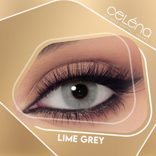 Celena Natural Lime Gray contact lenses
