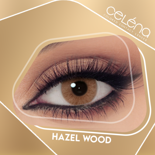 celena contact lenses Natural Hazel Wood