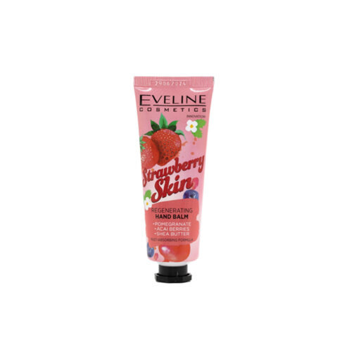 Eveline Moisturizing Hand Balm Strawberry Regenerating Skin 50 ml