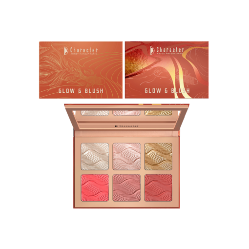 Character Palette Glow & Blush 6 Colors CBH001