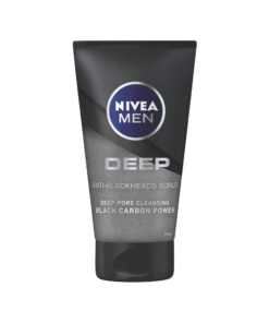 NIVEA Men Deep Anti-Blackheads Scrub Black Carbon Power, 75ml