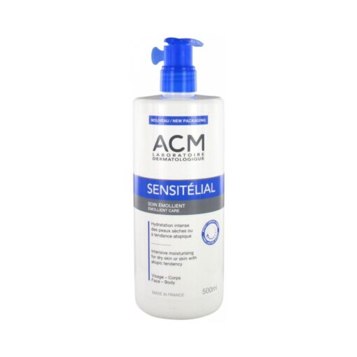 ACM Sensitive Emollient Care Moisturizing Cream For Face And Body 500 ml