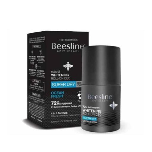 Beesline Roll-On Super Dry Silver Power Ocean Fresh for Men 50 ml