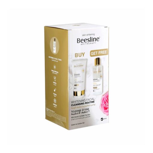 Beesline Whitening and Cleaning Routine Set, Wash 150 ml + Toner 200 ml
