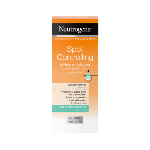 Neutrogena Spot Controlling Oil-Free Moisturiser for Stubborn Spots, 50ml