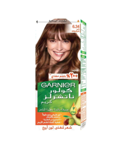 GARNIER Color Naturals Permanent Hair Color Cream, 6.34, Chocolate
