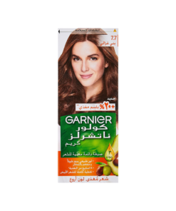 GARNIER Color Naturals Permanent Hair Color Cream, 7.7, Deer Brown