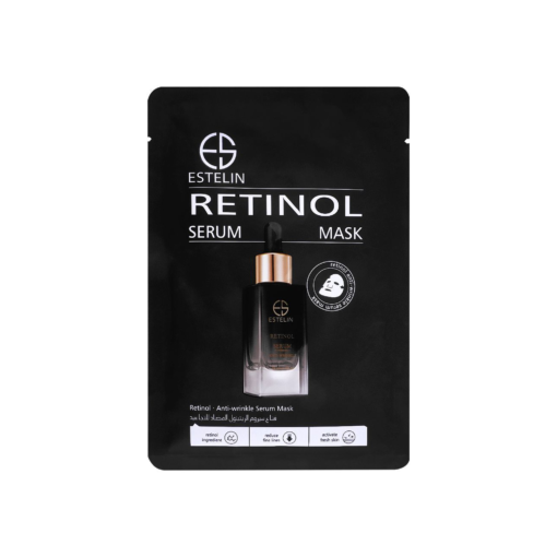 Estelin Retinol Anti-Wrinkle Serum Mask, 25ml × 10