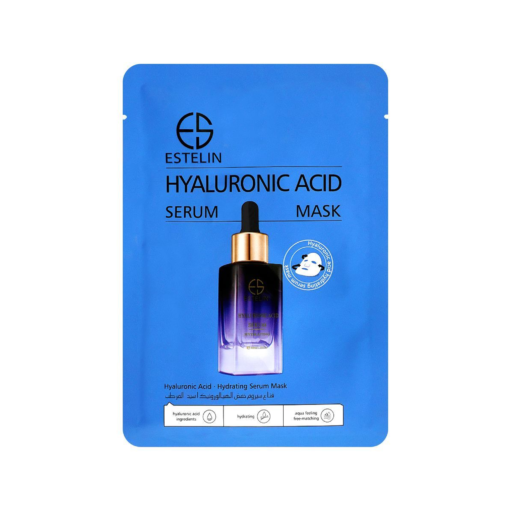 Estelin Hyaluronic Acid Hydrating Serum Mask, 25ml × 10